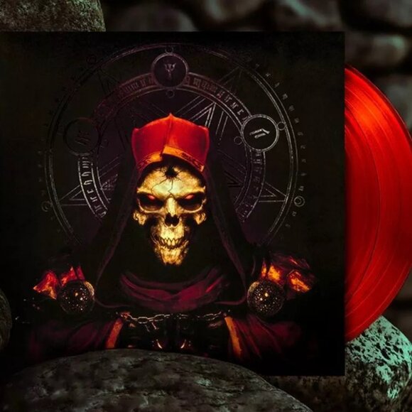 Matt Uelmen - Diablo II Resurrected Exclusive Red Colored Vinyl Soundtrack 2LP - Picture 1 of 2